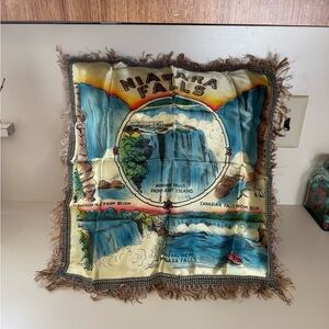 Niagara Falls Silk souvenir  pillow cover